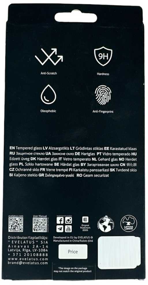 Evelatus Apsauginis stiklas Xiaomi Xiaomi Redmi Note 10S/Poco M5s 2.5D Full Cover Japan Glue Glass Anti-Static EVE044411
