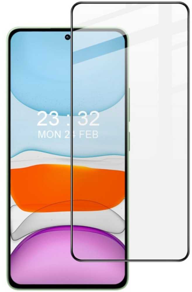 Evelatus Apsauginis stiklas Xiaomi Redmi Note 13 4G 2.5D Full Cover Japan Glue Glass Anti-Static Juodas ILIXIARN134FGS
