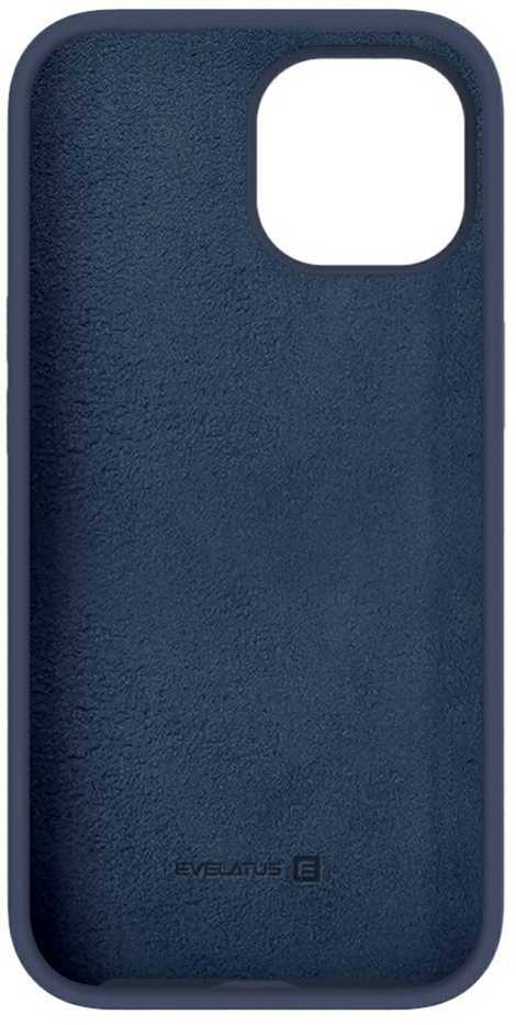 Evelatus Apple iPhone 15 Premium Magsafe Soft Touch Silikoninis dėklas Midnight Mėlyna