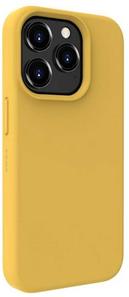 Evelatus Apple iPhone 15 Pro Max Premium Magsafe Soft Touch Silikoninis dėklas Gold
