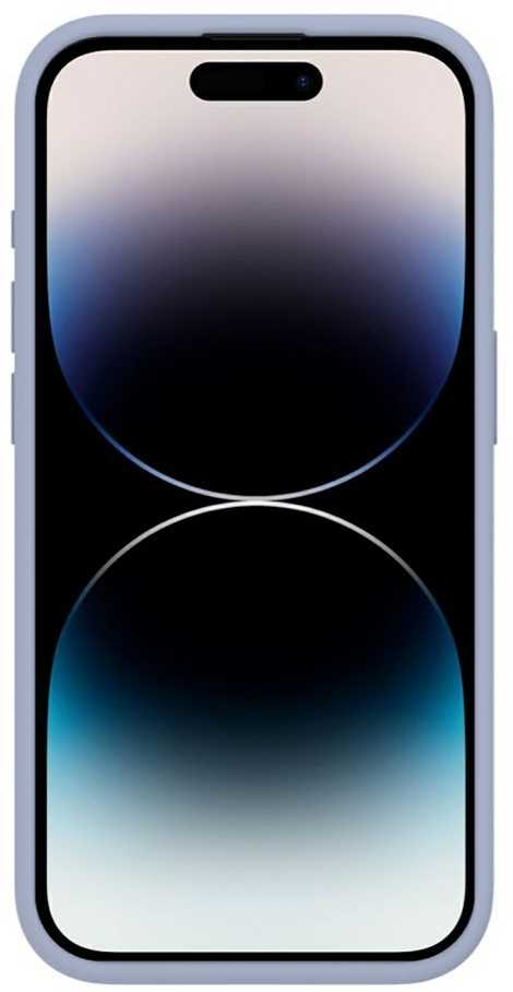Evelatus Apple iPhone 15 Pro Premium Magsafe Soft Touch Silikoninis dėklas Lavender Gray