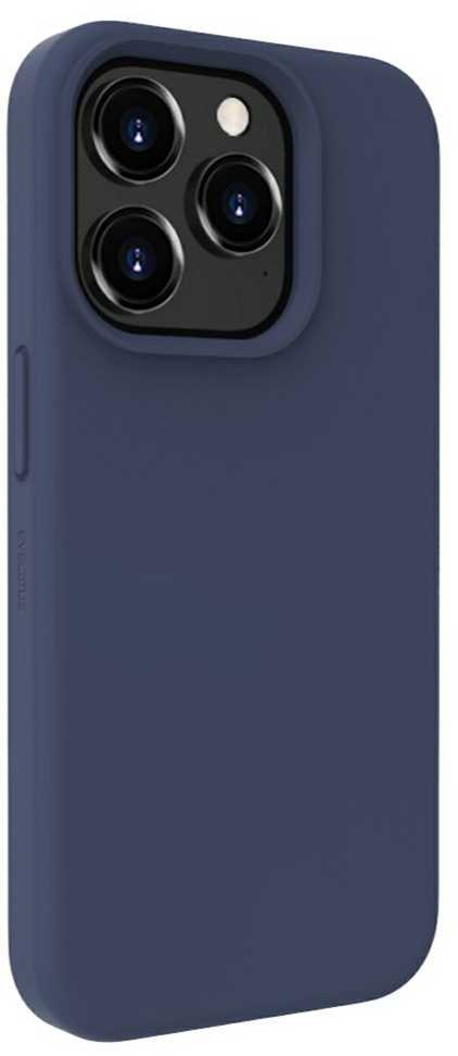 Evelatus Apple iPhone 13 Pro Max Premium Magsafe Soft Touch Silikoninis dėklas Midnight Mėlyna