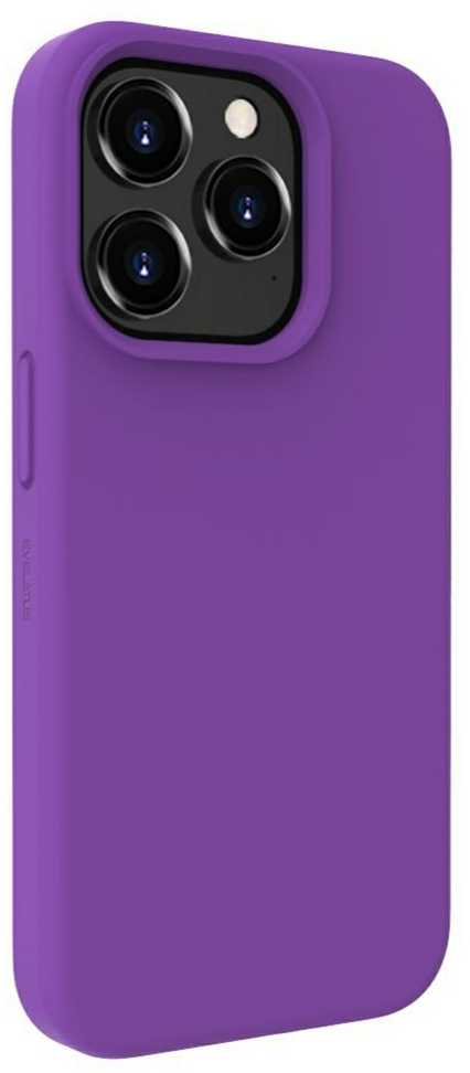 Evelatus Apple iPhone 15 Pro Premium Magsafe Soft Touch Silikoninis dėklas Deep Violetinė