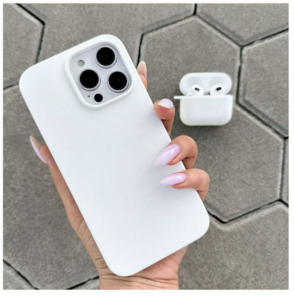 Evelatus Apple iPhone 14 Pro Max Premium Magsafe Soft Touch Silikoninis dėklas Baltas