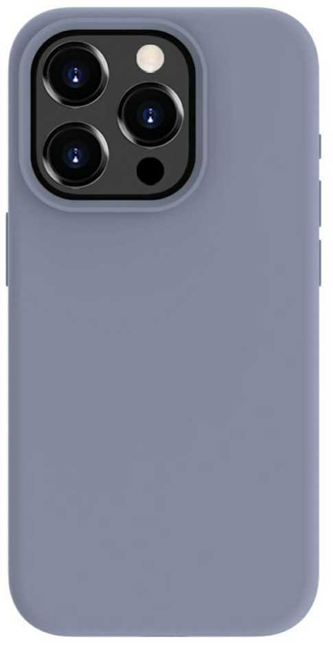 Evelatus Apple iPhone 15 Pro Max Premium Magsafe Soft Touch Silikoninis dėklas Lavender Gray