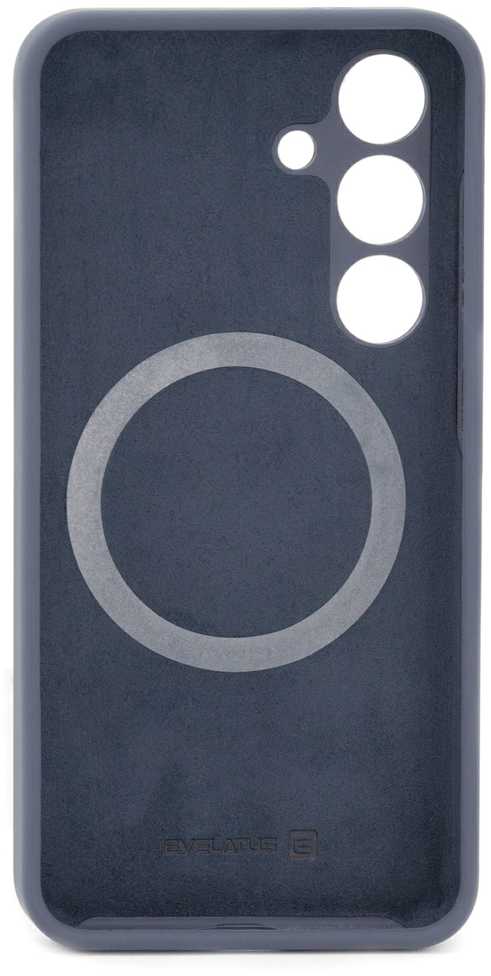Evelatus Samsung Galaxy S24 Premium Magsafe Soft Touch Silikoninis dėklas Midnight Mėlyna