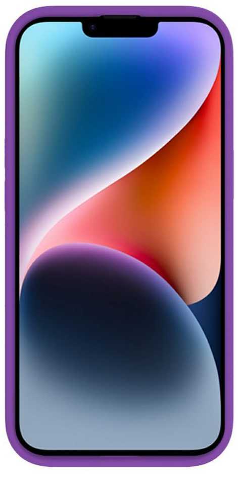 Evelatus Apple iPhone 15 Premium Magsafe Soft Touch Silikoninis dėklas Deep Violetinė