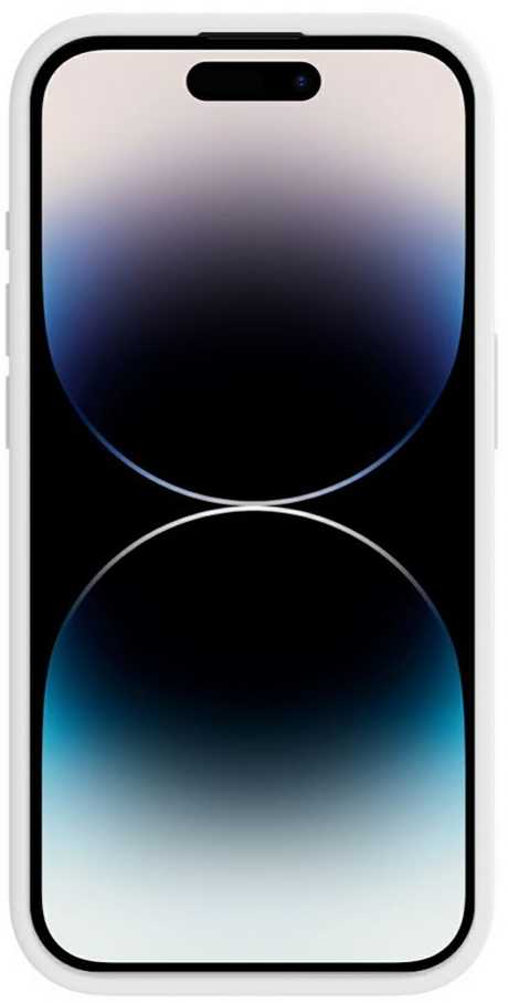 Evelatus Apple iPhone 15 Pro Max Premium Magsafe Soft Touch Silikoninis dėklas Baltas