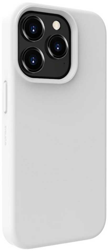 Evelatus Apple iPhone 15 Pro Max Premium Magsafe Soft Touch Silikoninis dėklas Baltas