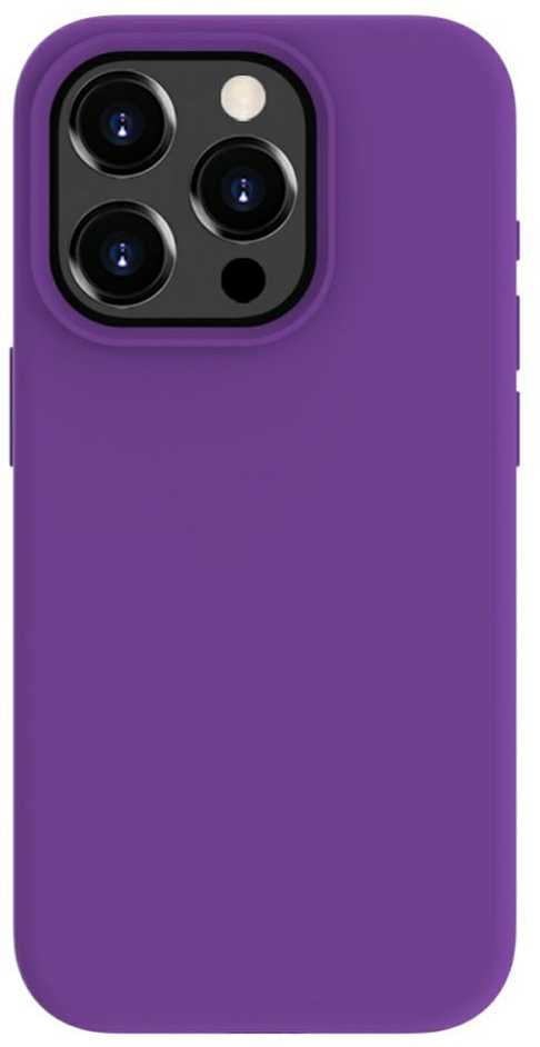 Evelatus Apple iPhone 15 Pro Max Premium Magsafe Soft Touch Silikoninis dėklas Deep Violetinė