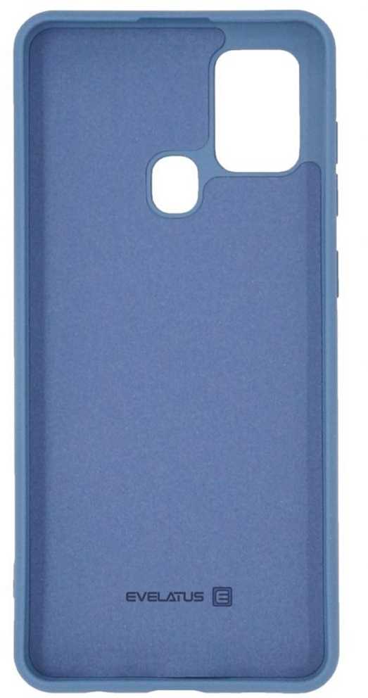 Evelatus Samsung Galaxy A21s Nano Silikoninis dėklas Soft Touch TPU Mėlyna
