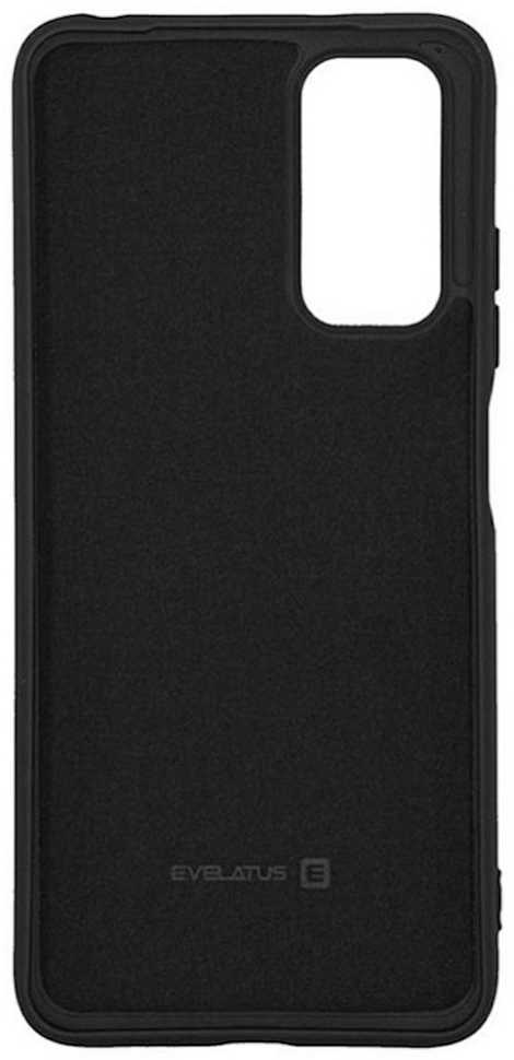 Evelatus Samsung Galaxy A03s Nano Silikoninis dėklas Soft Touch TPU Juodas