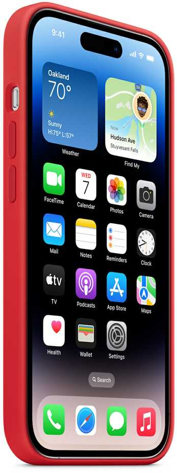 Evelatus Apple iPhone 14 6.1 Nano Silikoninis dėklas Soft Touch TPU Raudona