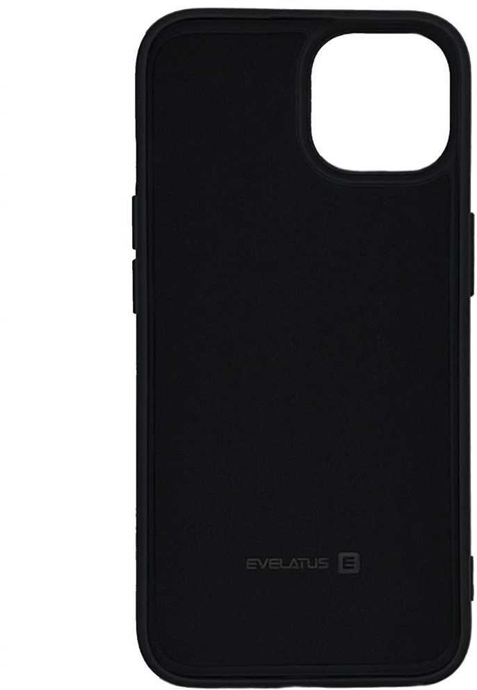 Evelatus Apple iPhone 14 Plus 6.7 Nano Silikoninis dėklas Soft Touch TPU Juodas