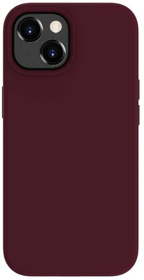 Dėklas Evelatus Premium Mīksta pieskāriena silikona aizmugures maks-apvalks priekš iPhone 15 Bordo