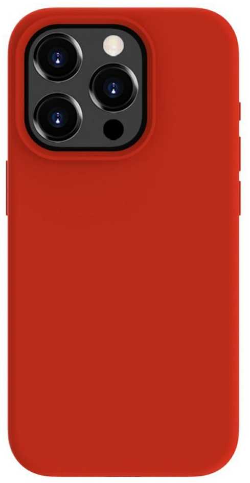 Dėklas Evelatus Premium Mīksta pieskāriena silikona aizmugures maks-apvalks priekš iPhone 15 Pro Sarkana