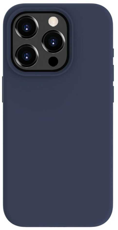 Evelatus Apple iPhone 15 Pro Premium Soft Touch Silikoninis dėklas Midnight Mėlyna