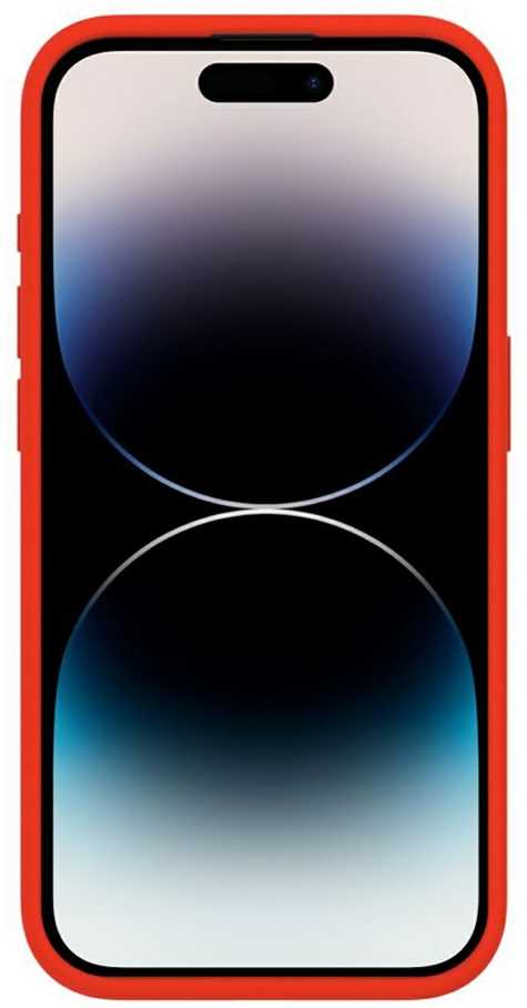 Dėklas Evelatus Premium Mīksta pieskāriena silikona aizmugures maks-apvalks priekš iPhone 15 Pro Sarkana