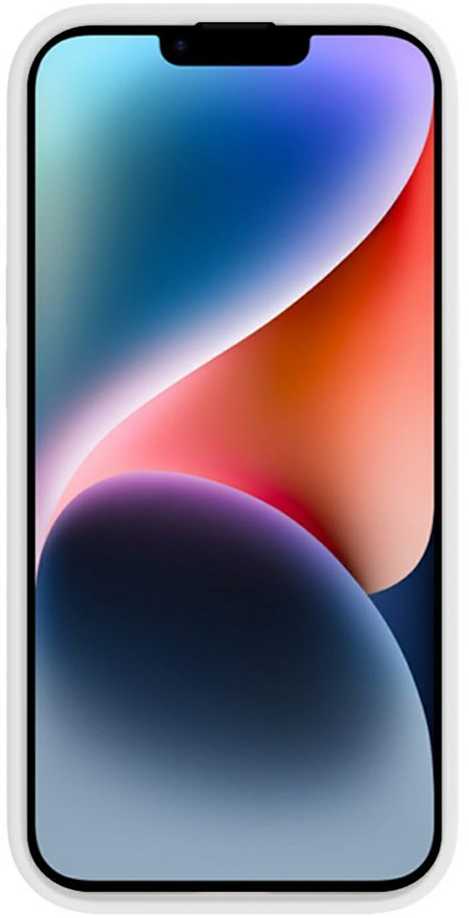 Dėklas Evelatus Premium Mīksta pieskāriena silikona aizmugures maks-apvalks priekš iPhone 15 Plus Balta