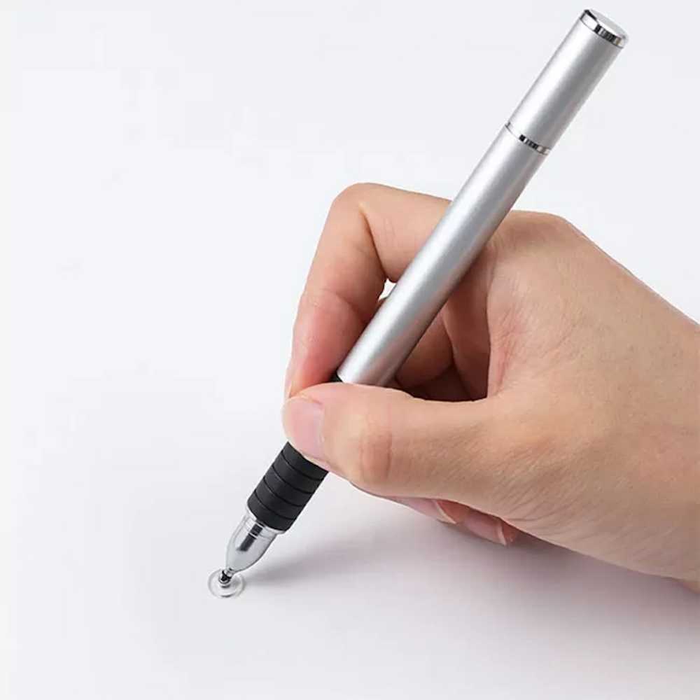 iLike P21 Kapacitīvais 2in1 Stylus irbulis augstu precizitāti un zīmēšanu (Planšetēm / Telefoniem) Sudraba