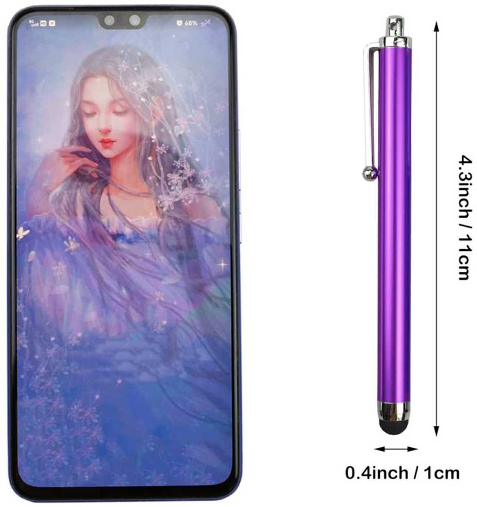 iLike PS1 Universāls Kapacitatīvo ekrānu Stylus irbulis (10.5cm) Planšetdatoram & Telefonam Melns