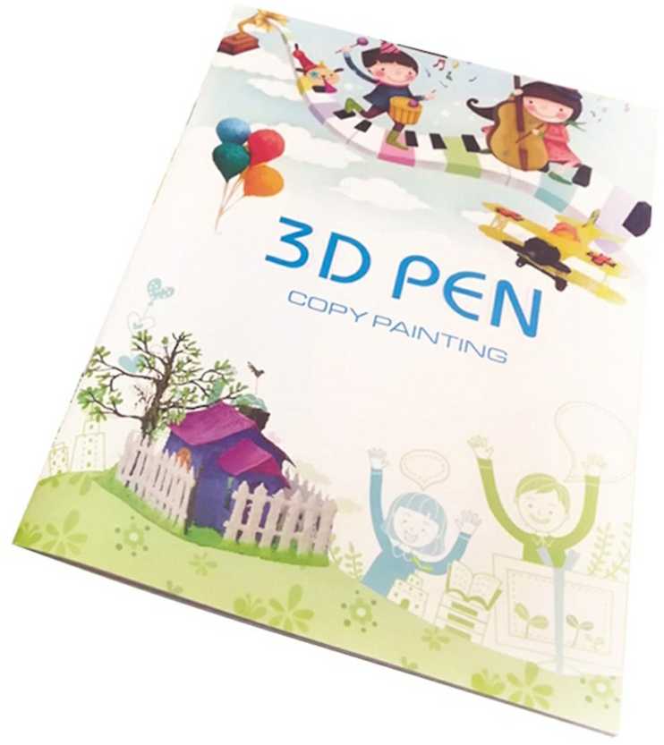 iLike S5 Zīmējumu grāmata priekš 3D drukas pildspalvas figūru veidošanai un apmācībām 22 figūras