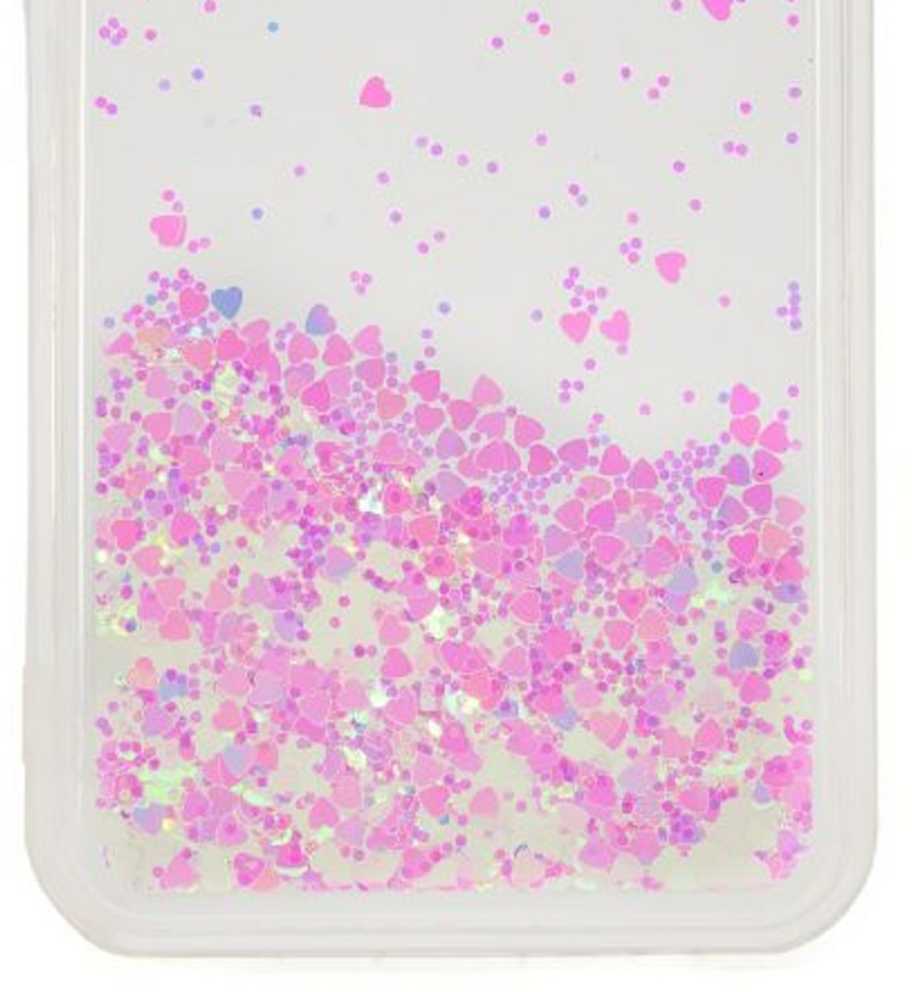 iLike Tylny pokrowiec Samsung Galaxy A55 Silikoninis dėklas Vanduo Glitter Light Rožinė ILISAMA55WGLP