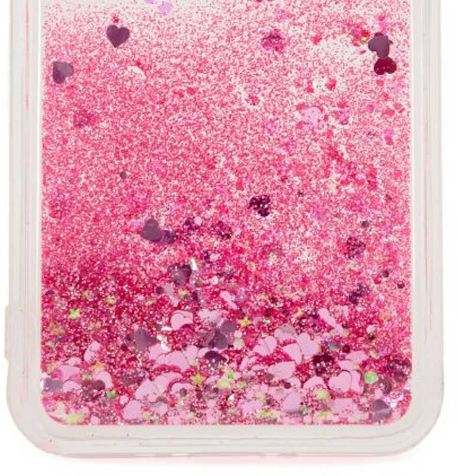 iLike Tylny pokrowiec Samsung Galaxy A35 Silikoninis dėklas Vanduo Glitter Rožinė ILISAMA35WGP