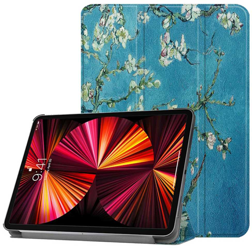Dėklas na tablet iLike iPad 10.2 Tri-Fold Eco-Leather* Stand Case Sakura