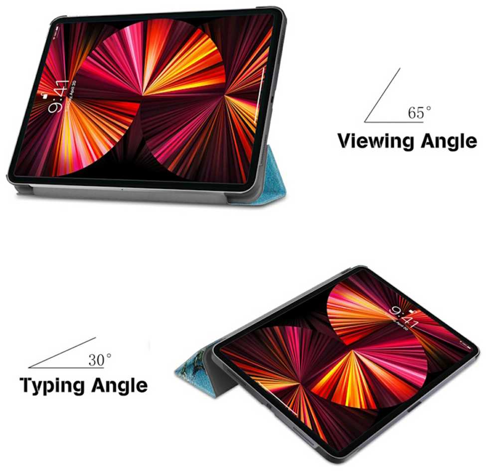 Dėklas na tablet iLike iPad 10.2 Tri-Fold Eco-Leather* Stand Case Sakura