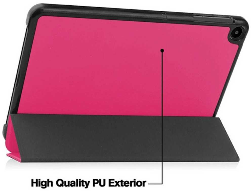 Dėklas na tablet iLike Galaxy Tab S9 Ultra 14.6 Tri-Fold Eco* Leather Stand Case Coral Rožinė