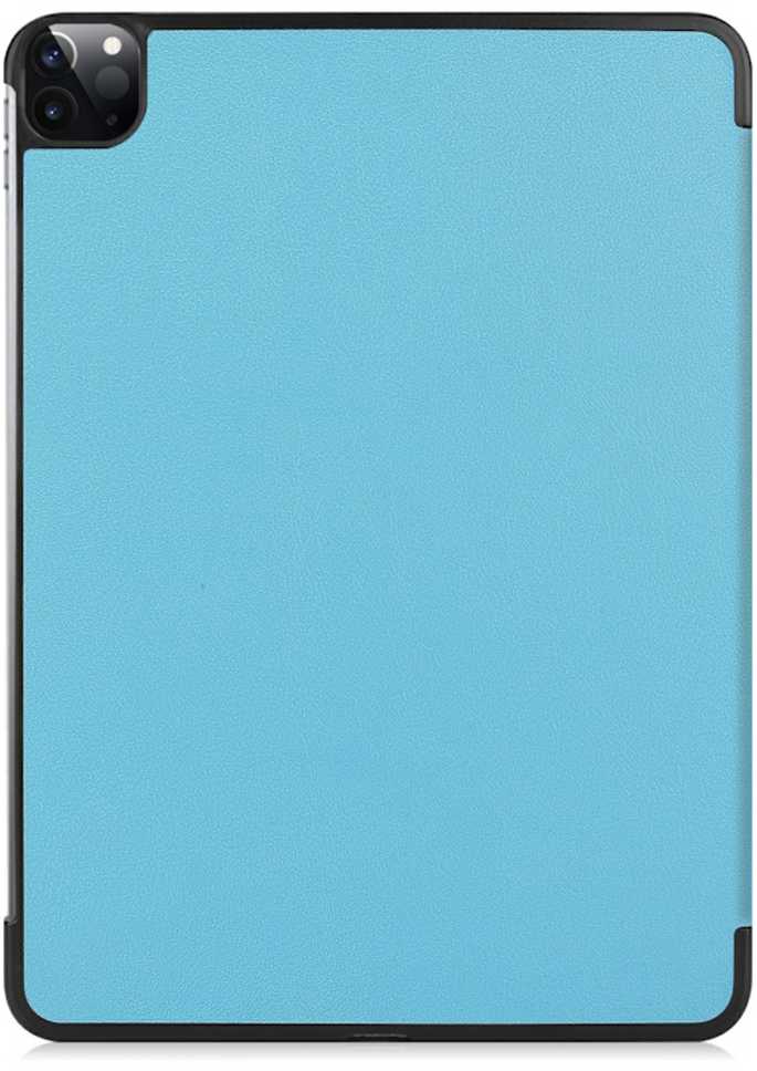 Dėklas na tablet iLike Galaxy Tab S9 Plus 12.4 Tri-Fold Eco-Leather* Stand Case Sky Mėlyna