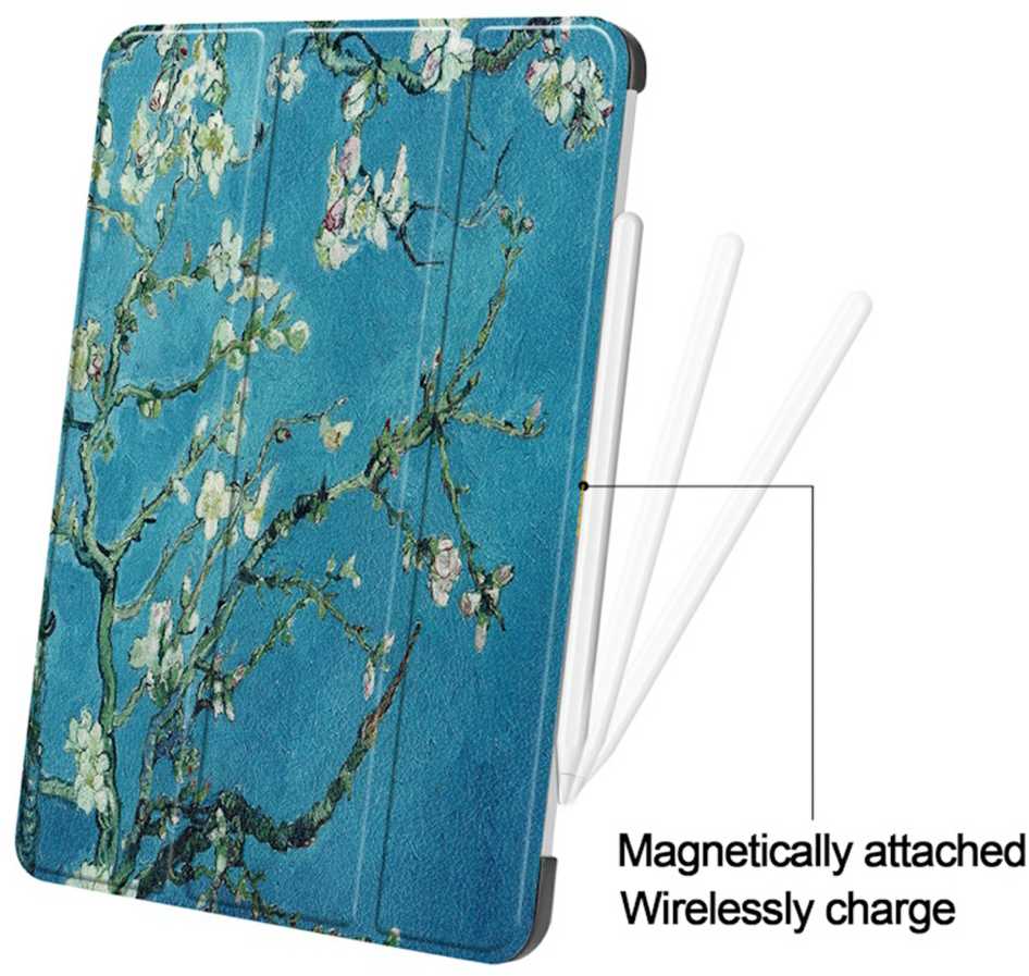 Dėklas na tablet iLike Galaxy Tab S8 Plus 12.4 Tri-Fold Eco* Leather Stand Case Sakura