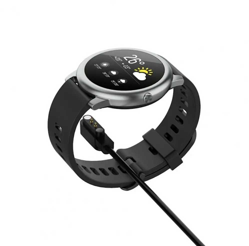 iWear CH2 Universāls USB 1m Vada Lādētājs Viedajam Pulkstenim 2-pin 4mm magnētisks