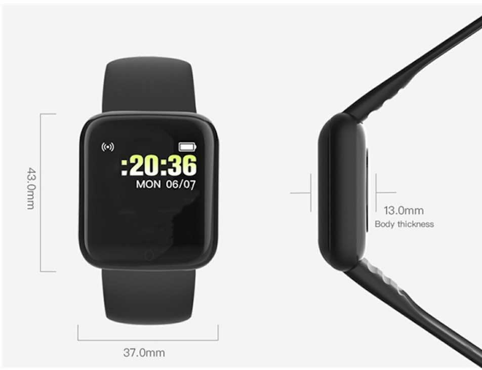 Išmanusis laikrodis iWear M7 Smart, Juodos spalvos