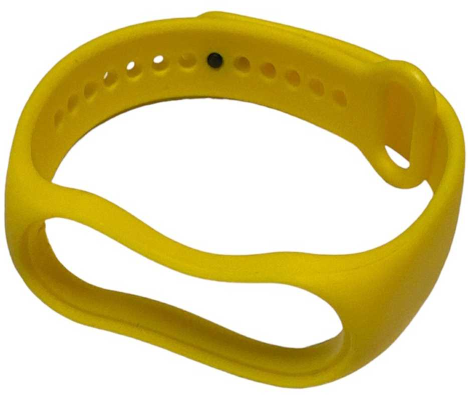 iLike iWear universalus silikoninis dirželis, skirtas išmaniųjų apyrankių modeliams – SM6 SM7 SM8 (18x250mm) Geltona
