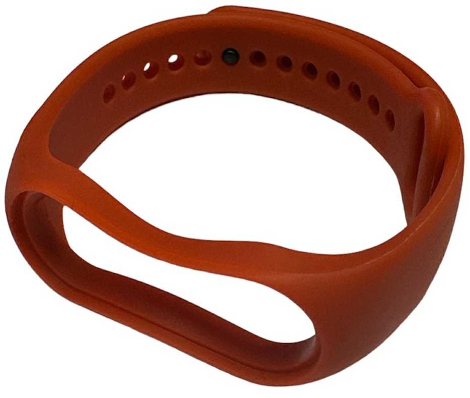 iLike iWear universalus silikoninis dirželis išmaniųjų apyrankių modeliams – SM6 SM7 SM8 (18x250mm) Raudonas