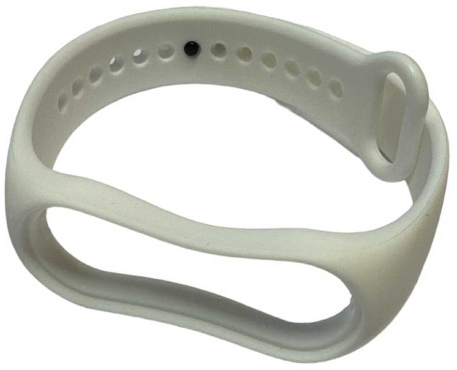 iLike iWear universalus silikoninis dirželis išmaniųjų apyrankių modeliams - SM6 SM7 SM8 (18x250mm) Baltas