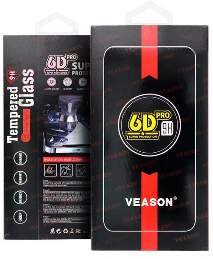 iLike Raudona Pro Raudonas PRO 6D Viso veido klijai 9H Grūdintas stiklas skirtas Apple iPhone 15 Plus su juodu rėmeliu