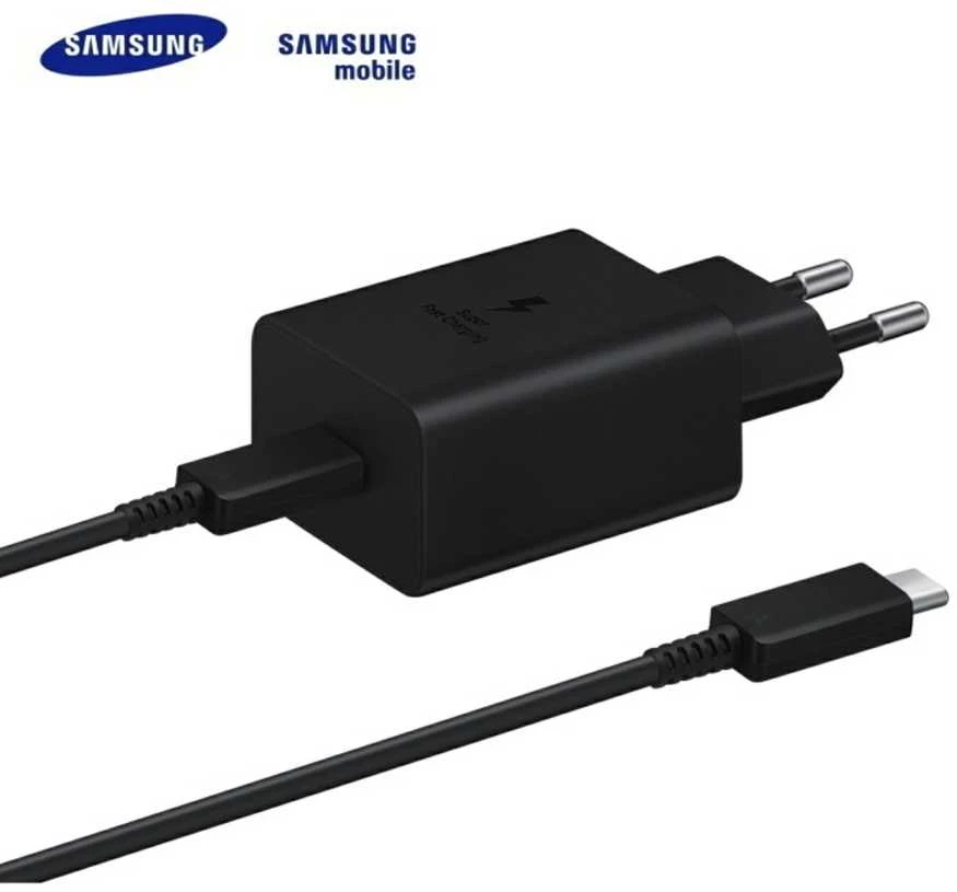 SAMSUNG 45W maitinimo adapteris su įsk. 5A Kabelis Juodas