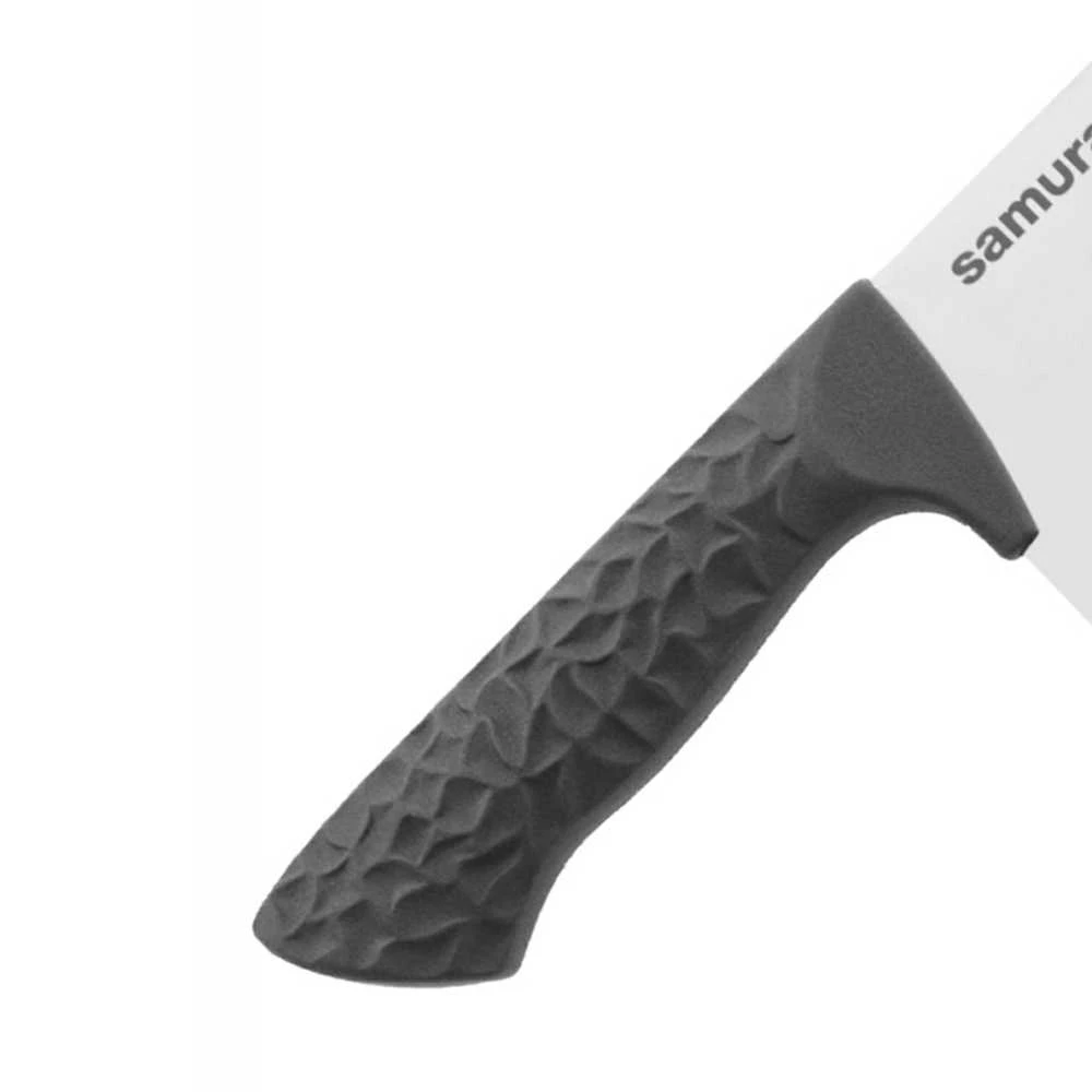 Samura Arny Asian Kitchen hatchet peilis 209mm AUS-8 Gray TPE Gray comfort handle HRC 59