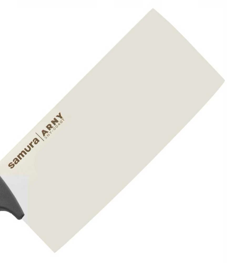 Samura Arny Asian Kitchen hatchet peilis 209mm AUS-8 Gray TPE Gray comfort handle HRC 59