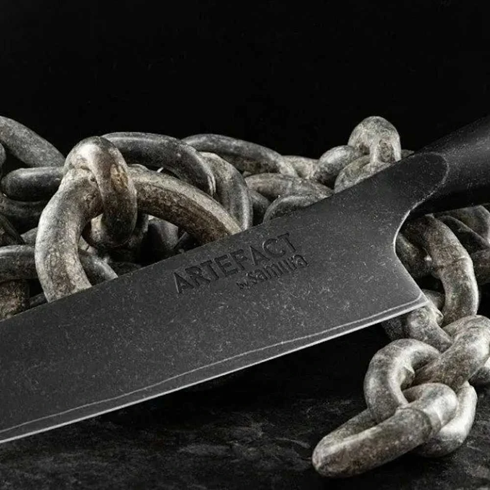Samura Artefact Kitchen Santoku peilis 180 mm AUS-10 Damascus Japan steel 59 HRC