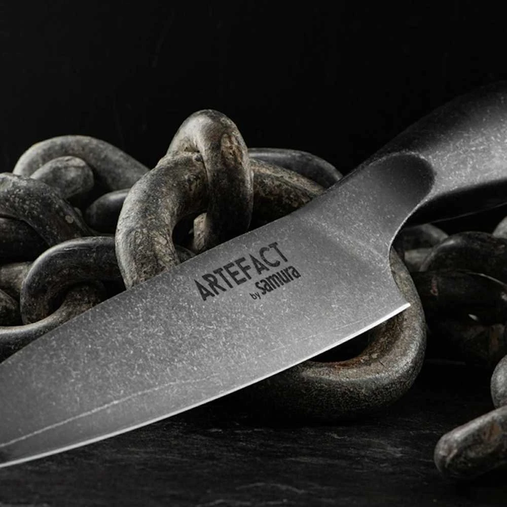 Samura Artefact Universal Kitchen Utility peilis 127 mm AUS-10 Damascus Japan steel 59 HRC