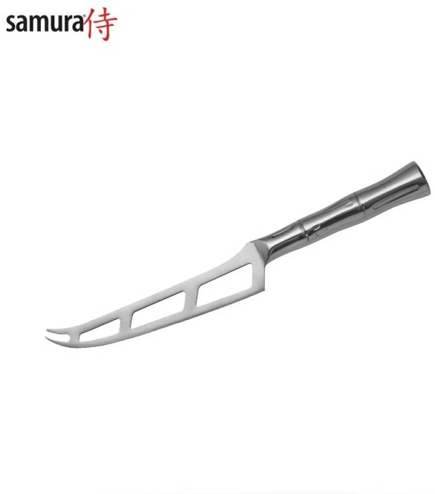 Samura BAMBOO universalus virtuvės sūrio peilis 5,3 colio/135 mm iš AUS 8 japoniško plieno 59 HRC