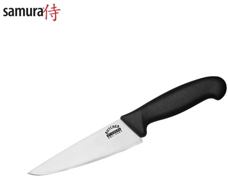 Samura Butcher Contemporary Short Chef virtuvės peilis 150 mm iš AUS 8 Japonijos plienas 58 HRC