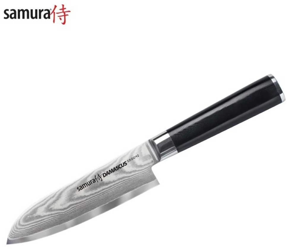 Samura Damasko plieno peilis Santoku SD-0092