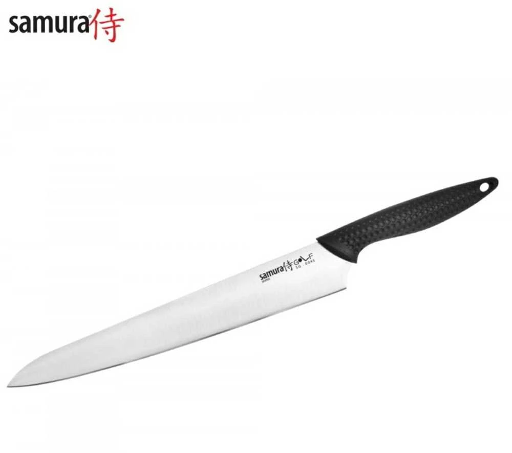 Samura Golf universalus virtuvės pjaustymo peilis 251 mm iš AUS 8 japoniško plieno 58 HRC