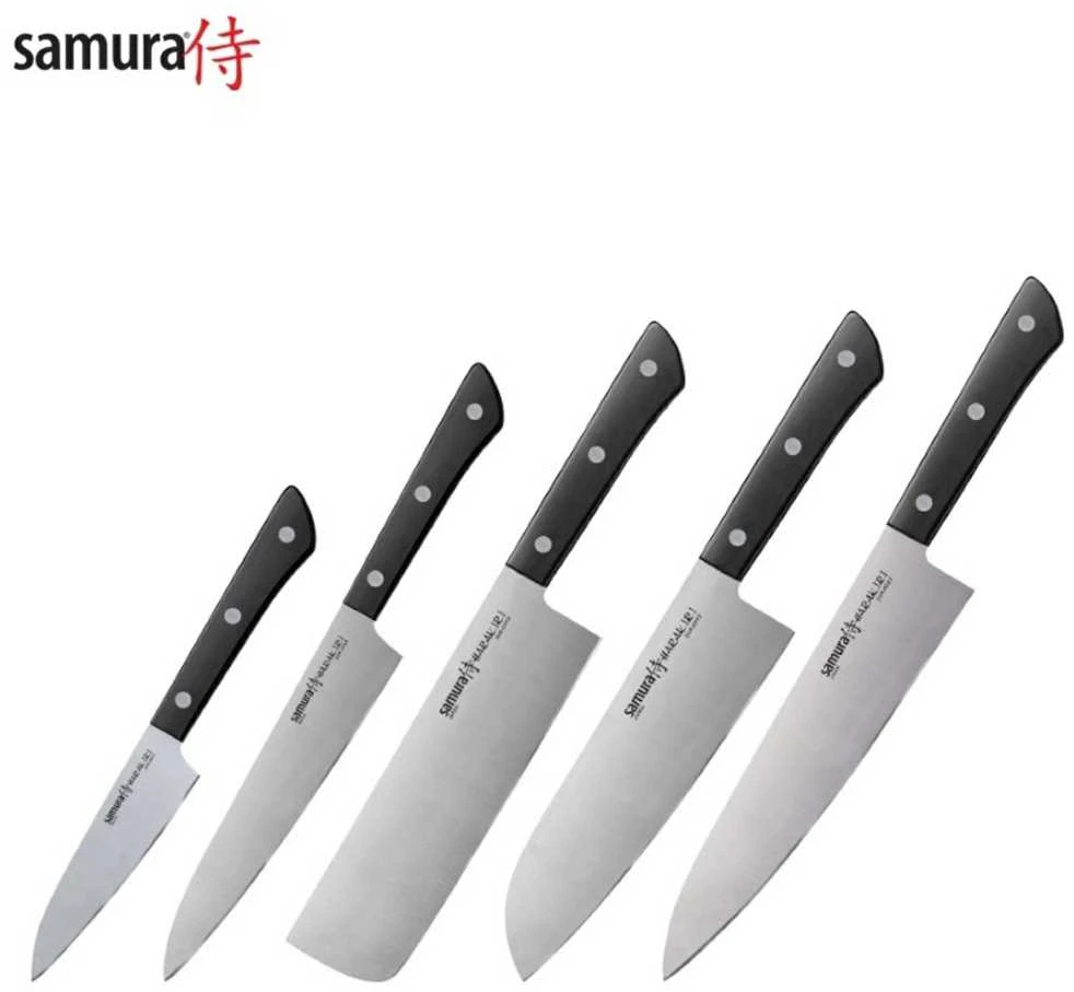 5 peilių rinkinys Samura Harakiri SHR-0250B