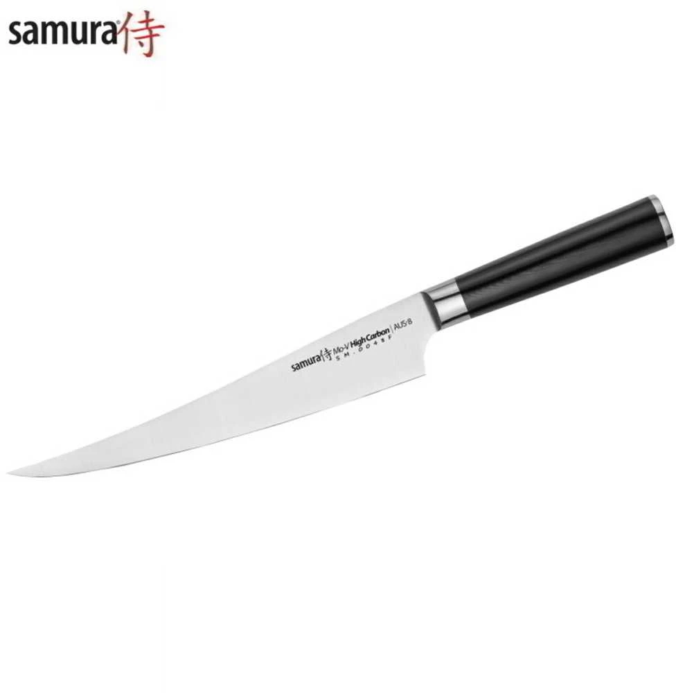 Samura MO-V Kitchen Perfect Fish filė peilis 240mm iš AUS 8 japoniško plieno 59 HRC